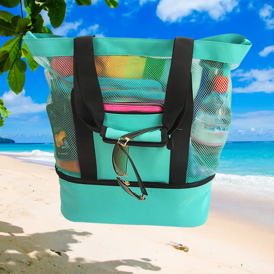 Beach Cooler | Bolsa de Playa con Compartimento Térmico