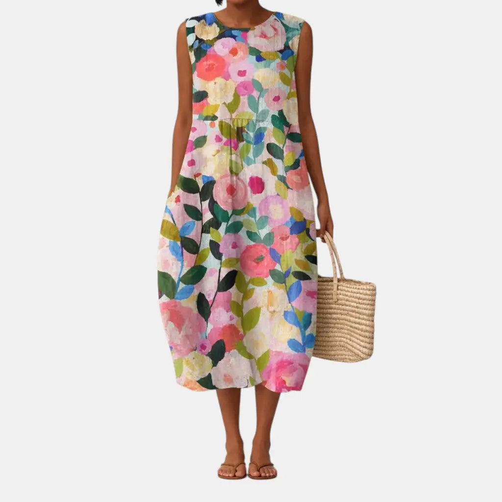 Nanna™ | Vestido Midi Cotidiano