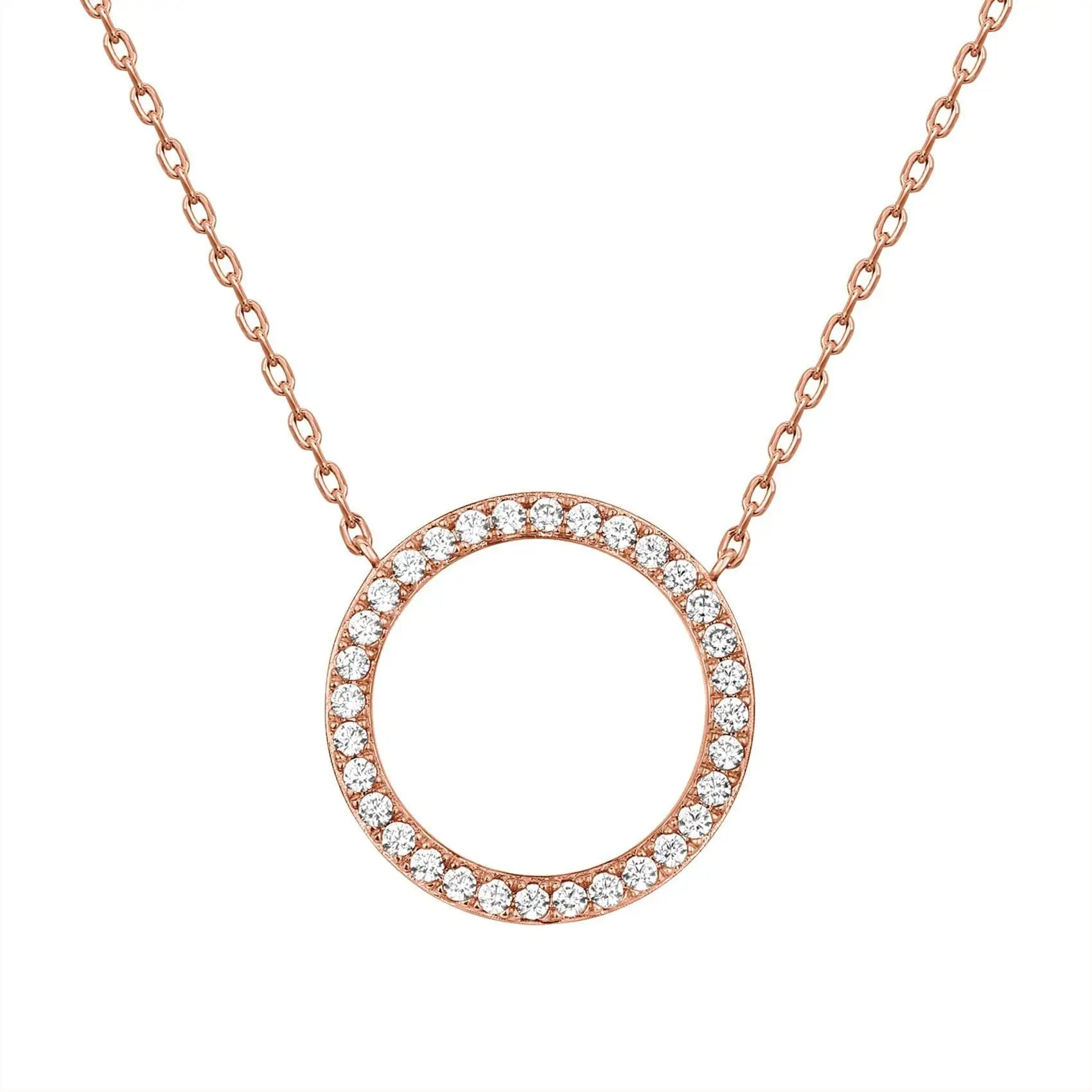 Círculo Eterno | Collar con Colgante Circular