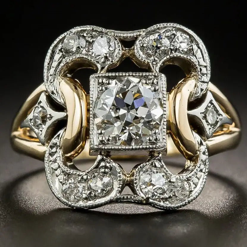 Aura Eterna | Anillo Vintage con Brillo Luminoso
