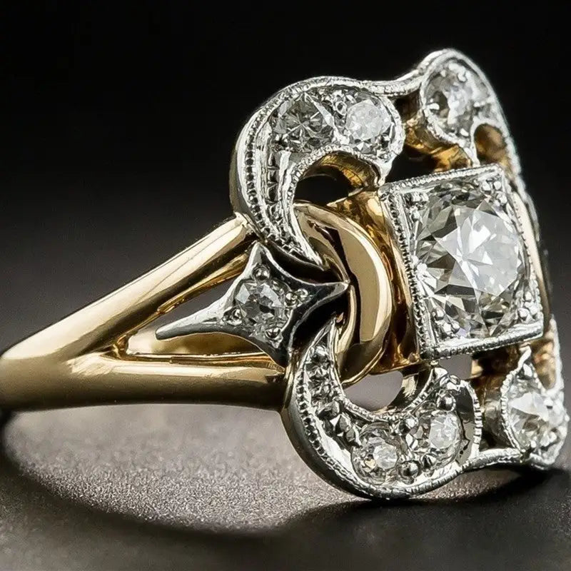 Aura Eterna | Anillo Vintage con Brillo Luminoso