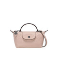 Parisien | Mini Bolso de Piel Rosa Cuarzo con Asa