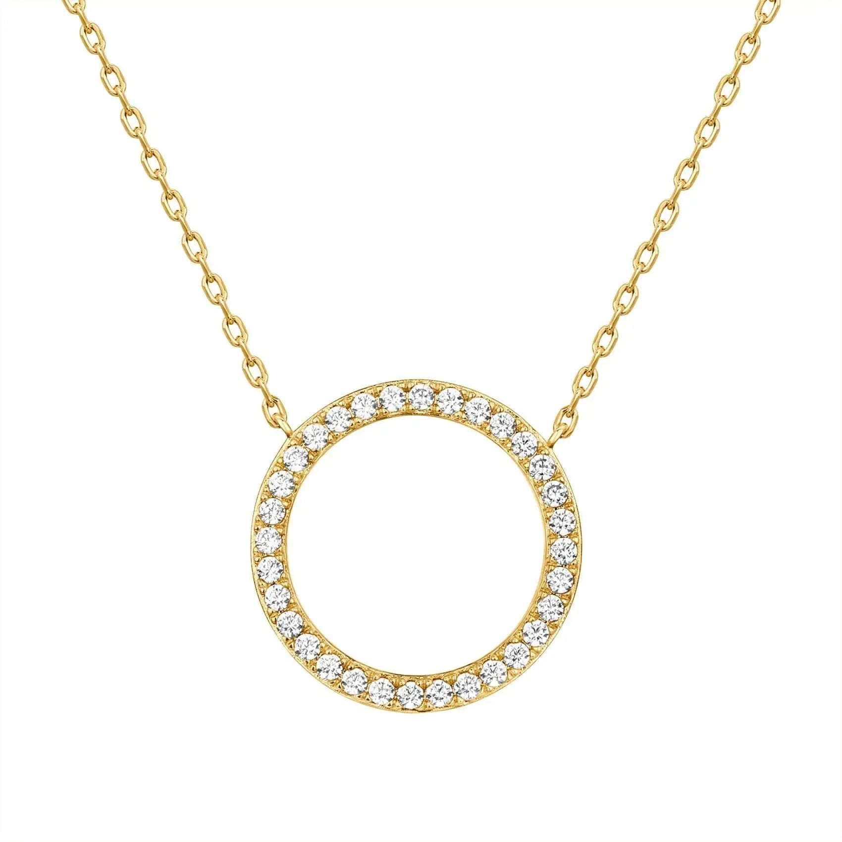 Círculo Eterno | Collar con Colgante Circular