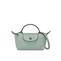 Parisien | Mini Bolso de Piel Azul Cielo con Asa