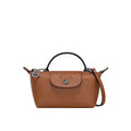 Parisien | Mini Bolso de Piel Marrón con Asa