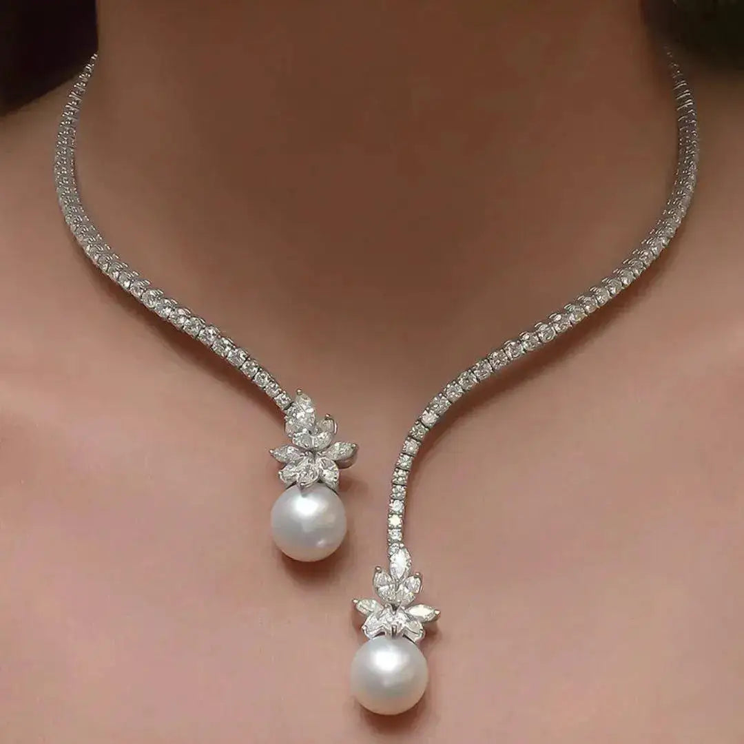 Valentina | Collar de Perlas en Plata de Ley