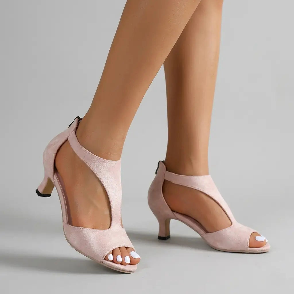 Milena | Sandalias cómodas con tacón cómodo