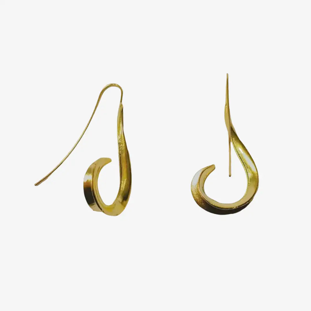 Serafina™ | Pendientes Bicolor Plata y Oro