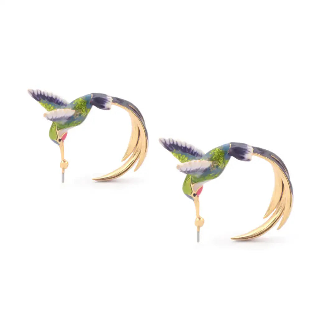 Eléora™ | Pendientes con Forma de Colibrí