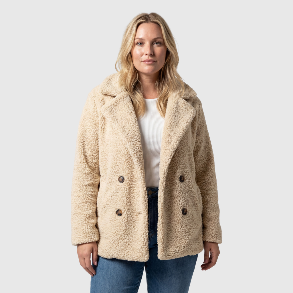 Nerea | Chaqueta Borreguito Crema