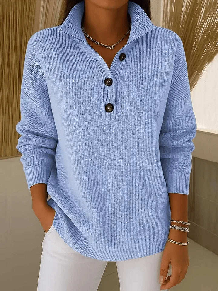 Zenaida | Jersey Polo con Cuello de Pico