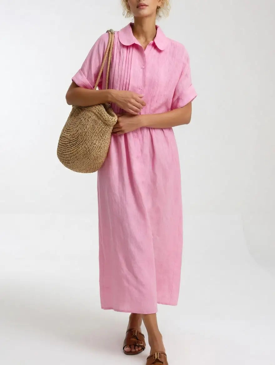 Lysandra™ | Vestido Chemise Fluido de Verano