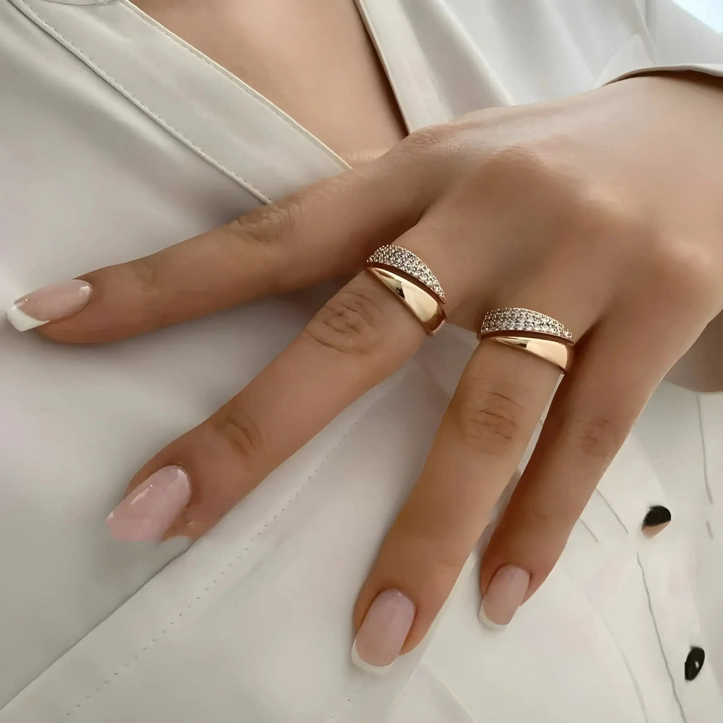 Angela™ | Anillo con Detalles Brillantes