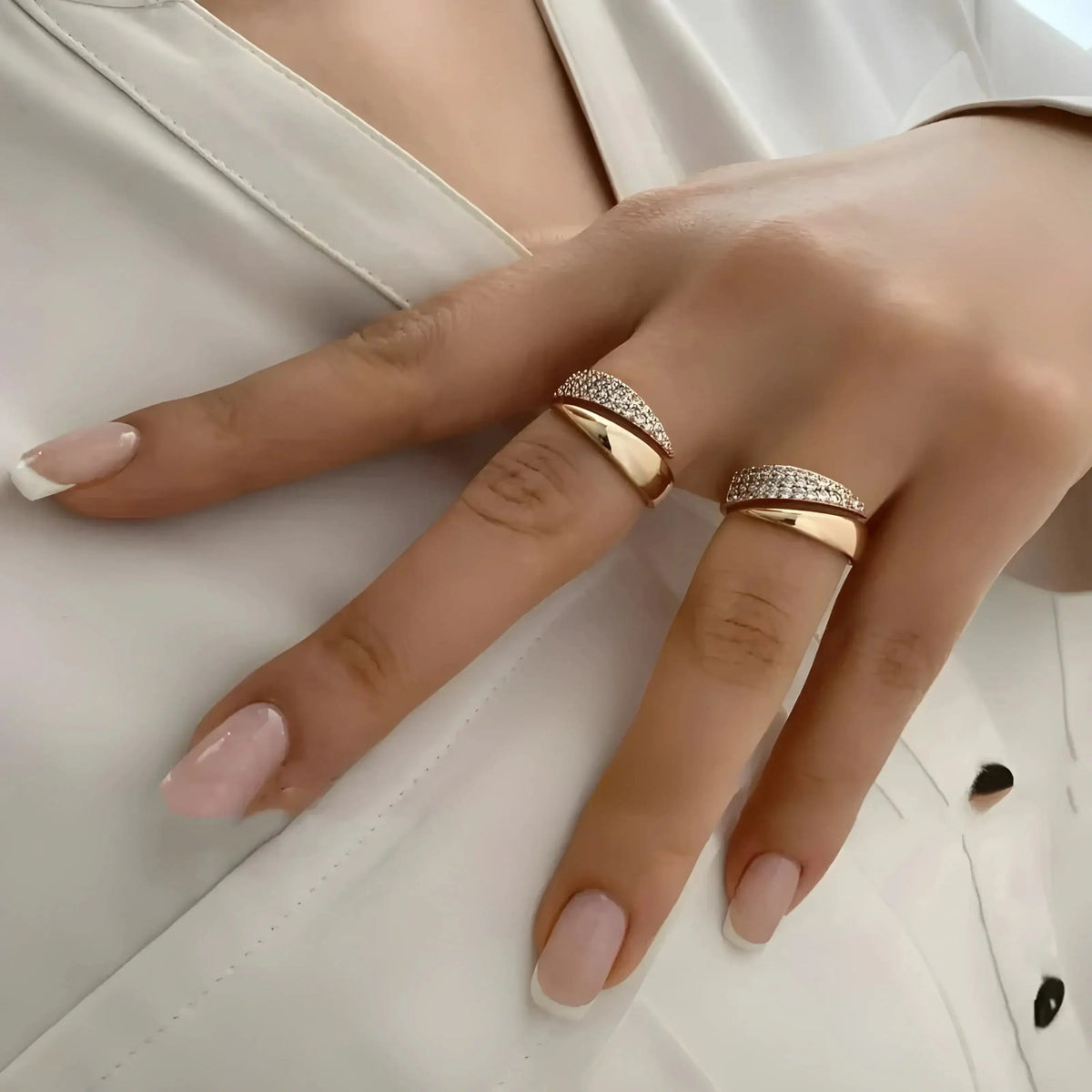Angela™ | Anillo con Detalles Brillantes