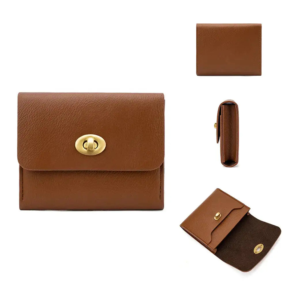 Lucila | Billetera Minimalista en Marrón