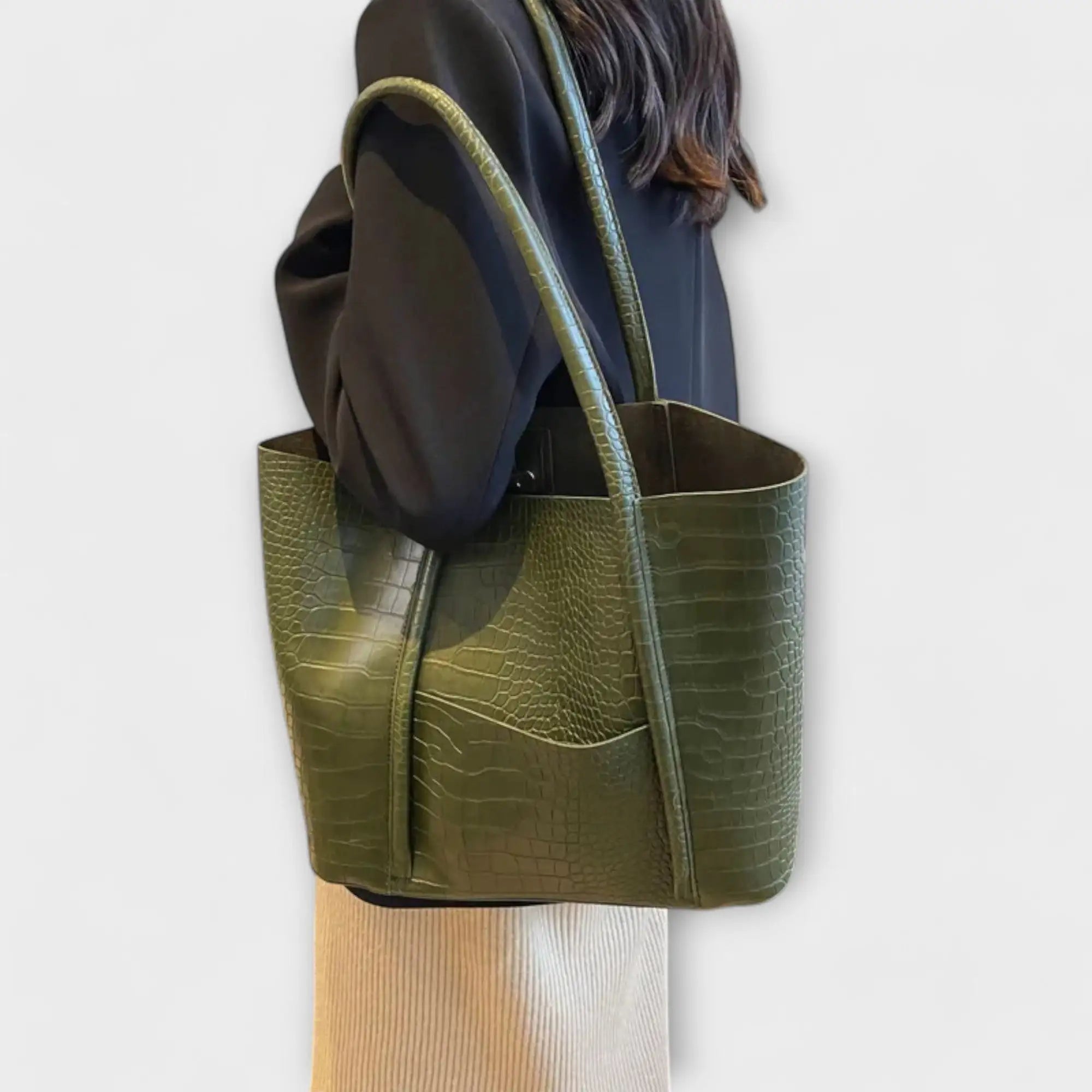 Lara | Bolso Tote Maxi de Estilo Vintage