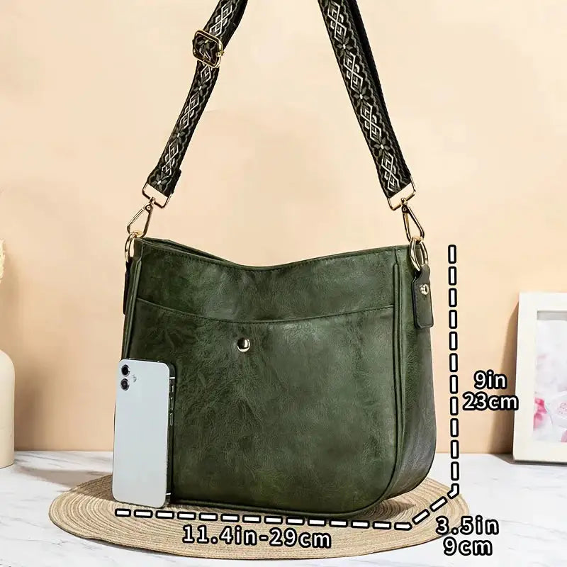 Elia | Bolso de Hombro de Cuero Vintage