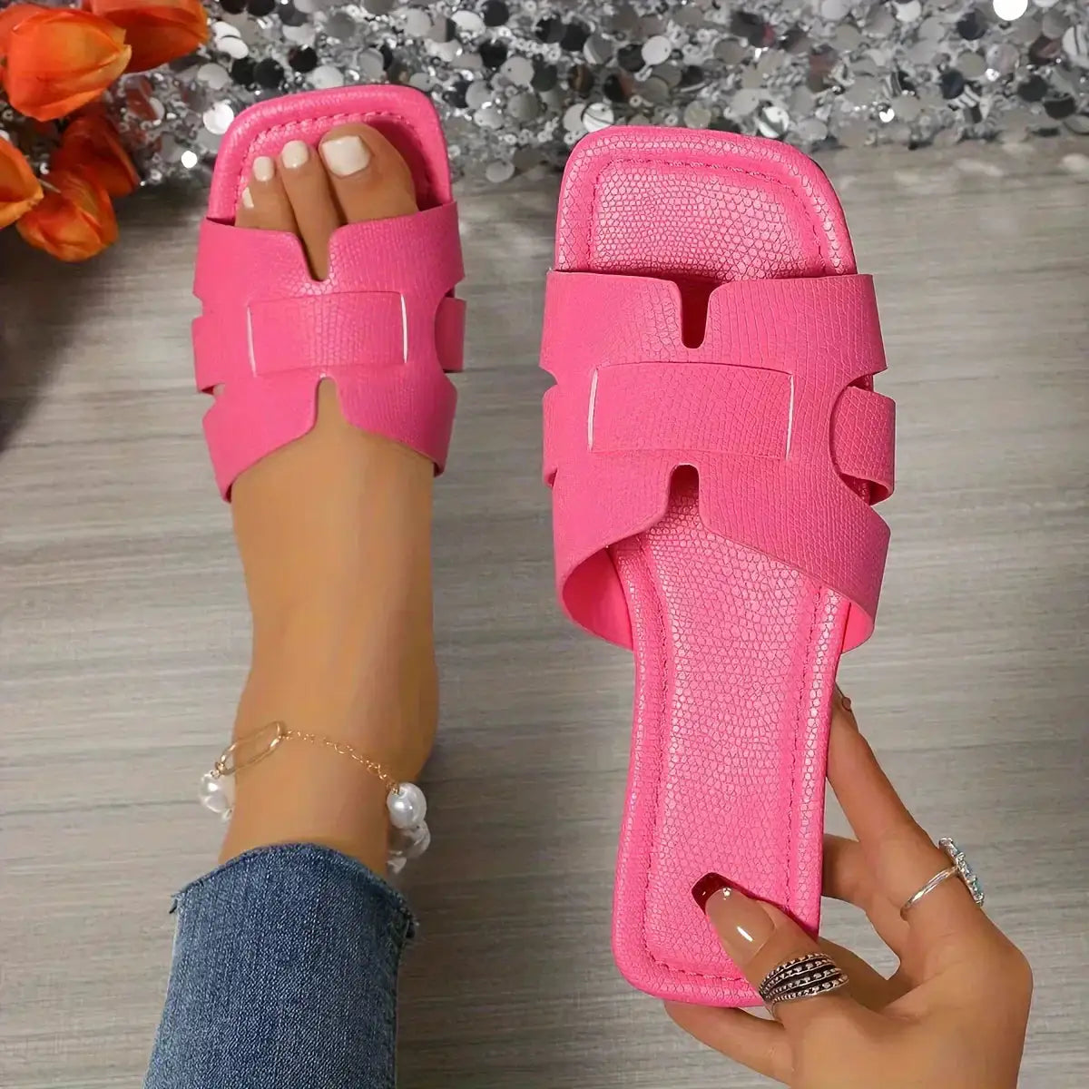 Valencia | Sandalias Slide de Verano