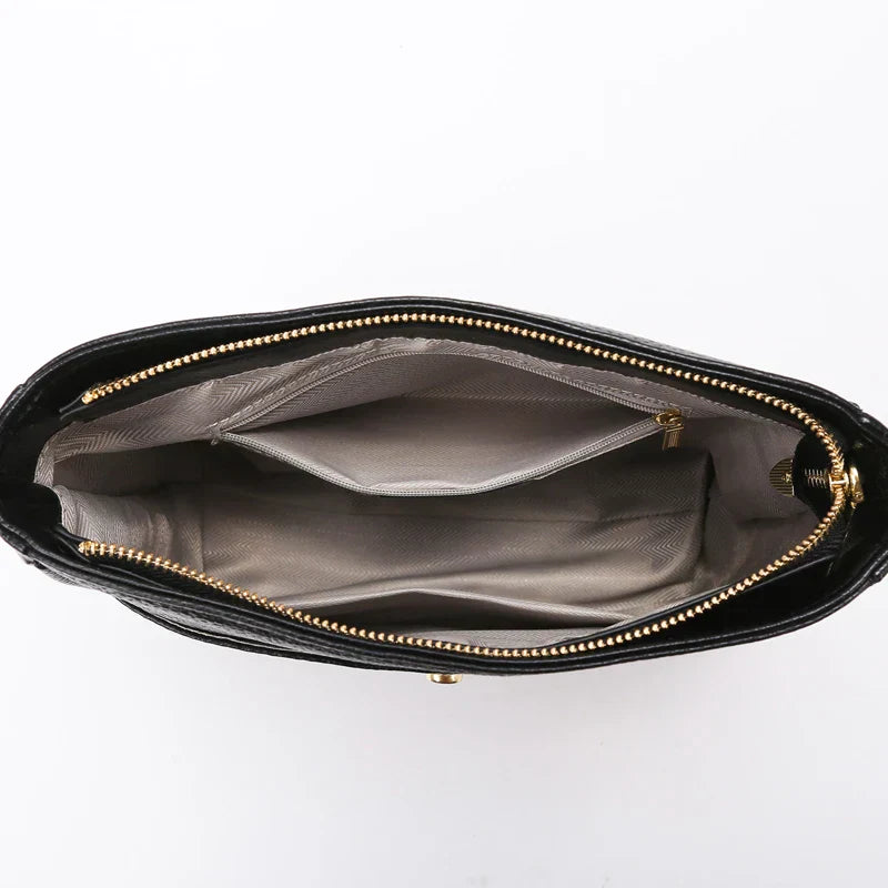Bolso de hombro de piel diseño de lujo
