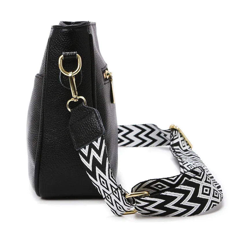 Bolso de hombro de piel diseño de lujo