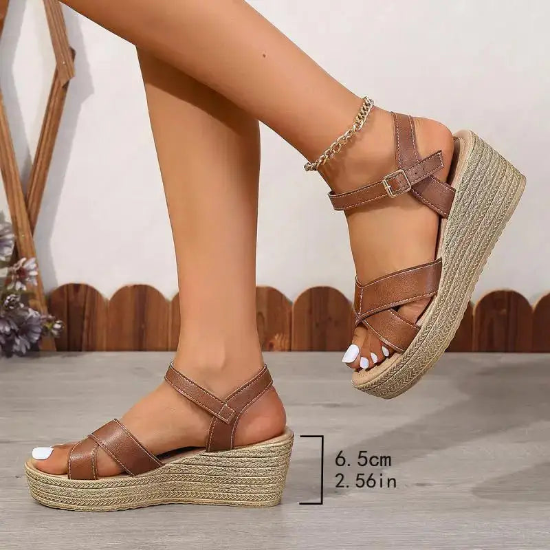 Daphnie | Sandalias de Cuña de Verano