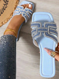 Aria | Sandalias Slide Planas