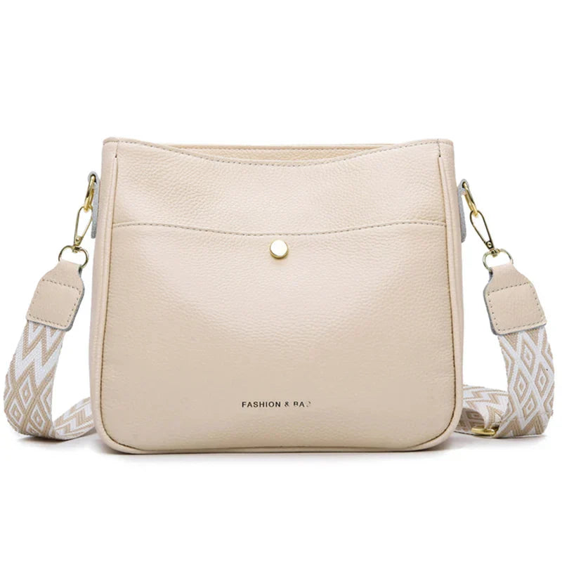 Bolso de hombro de piel diseño de lujo