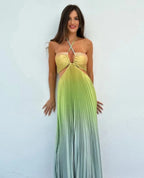 Candela Vestido degradado espalda abierta
