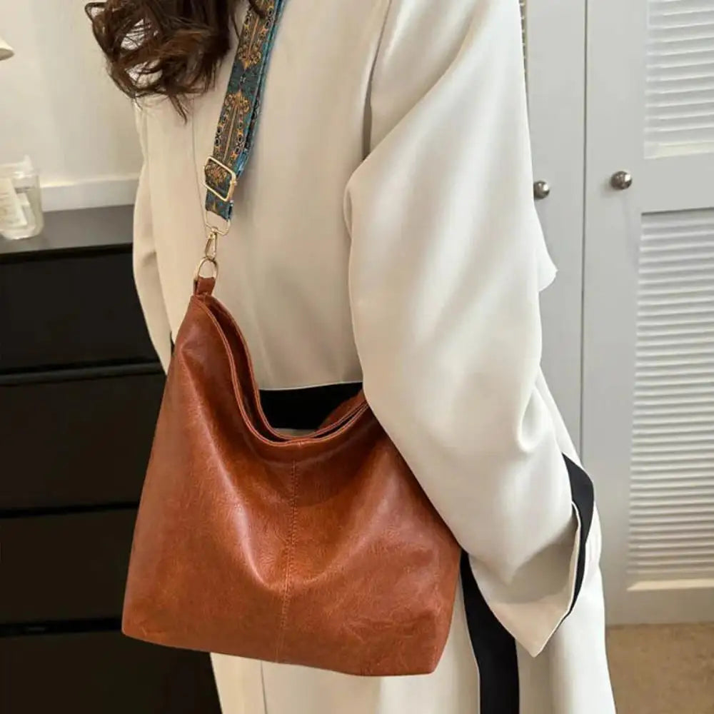 Cecilia | Bolso de Hombro con Correa Étnica Ancha