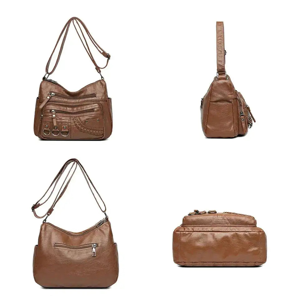 María | Bolso de Hombro Multibolsillos