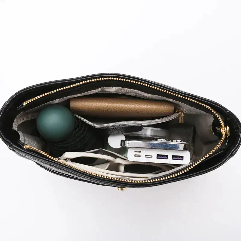 Gia | Bolso de Hombro de Piel Diseño de Lujo