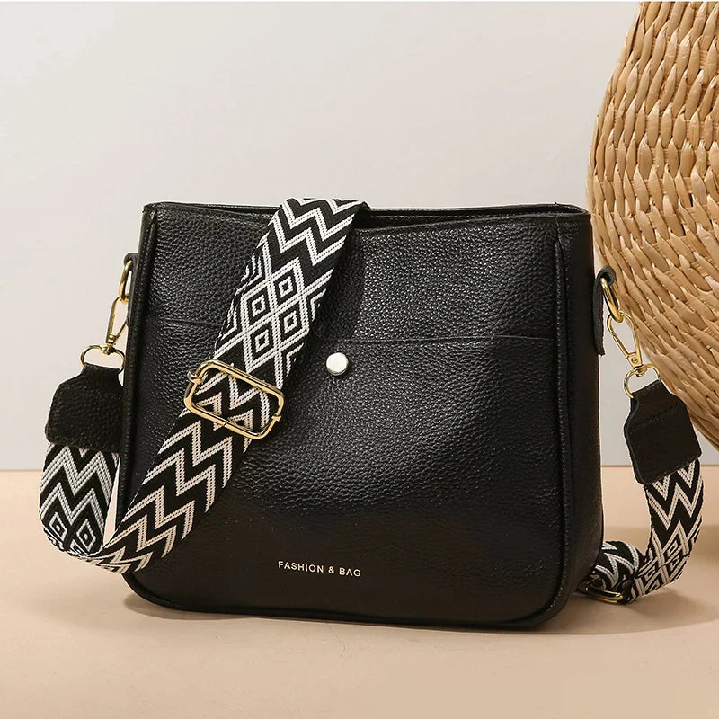 Bolso de hombro de piel diseño de lujo