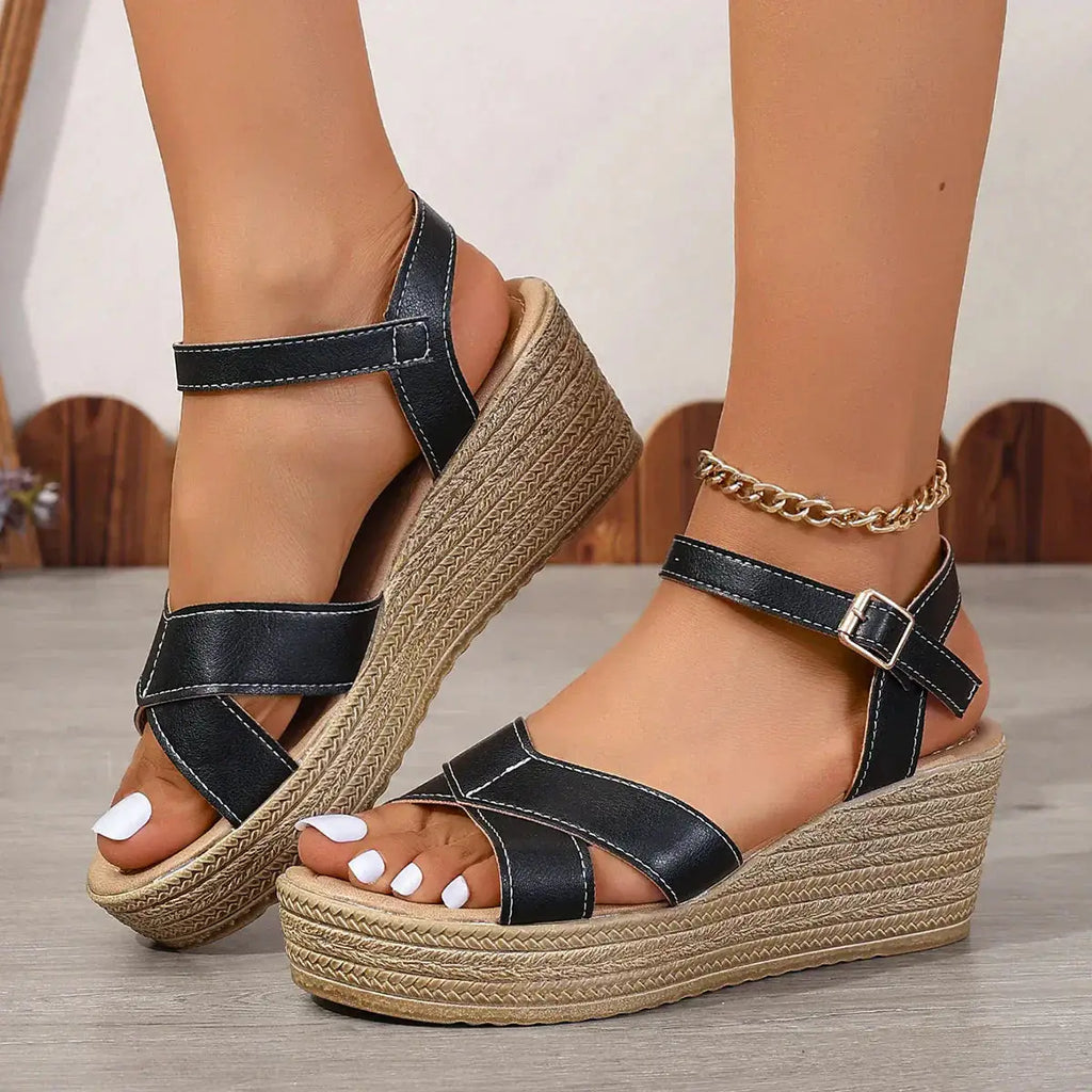 Daphnie | Sandalias de Cuña de Verano