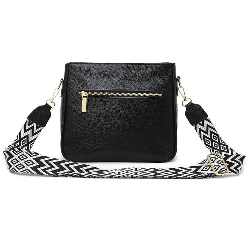 Bolso de hombro de piel diseño de lujo