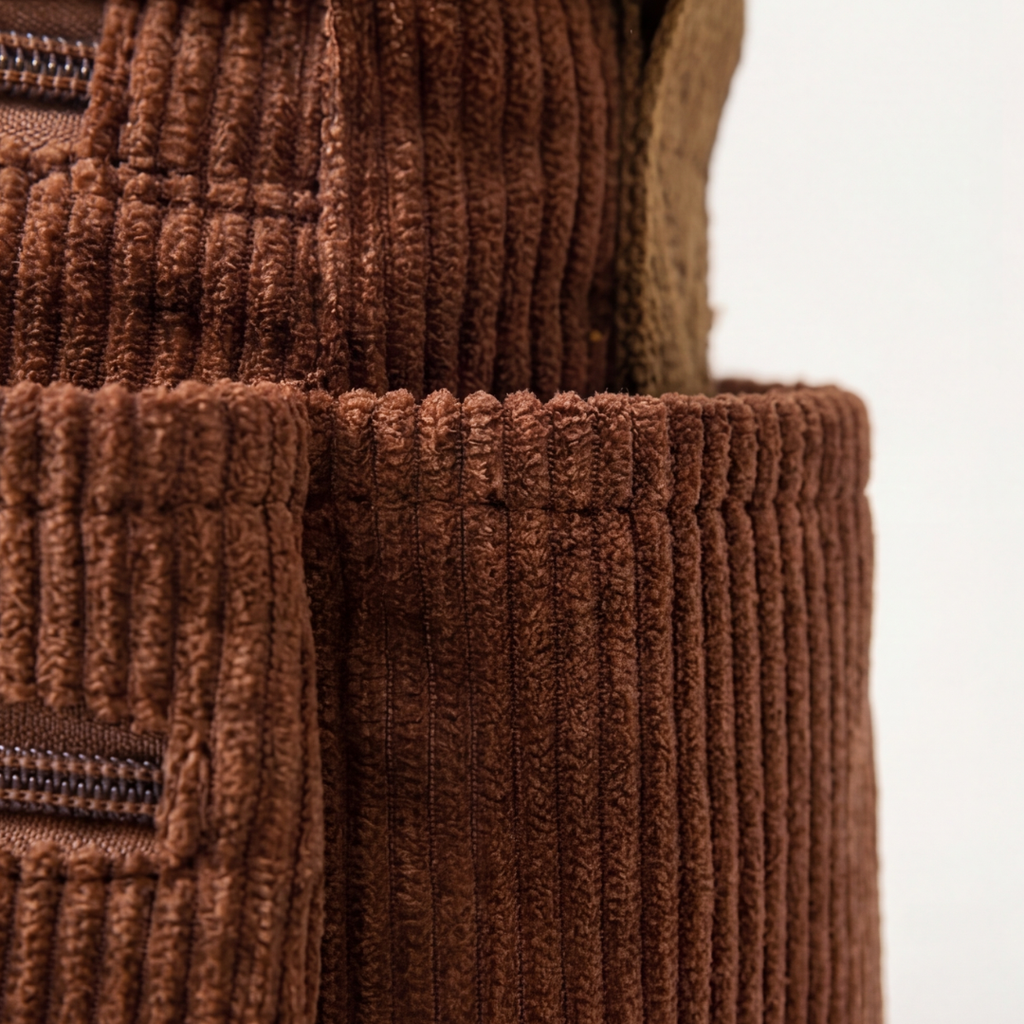 Palmira | Bolso de Hombro de Pana con Bolsillos