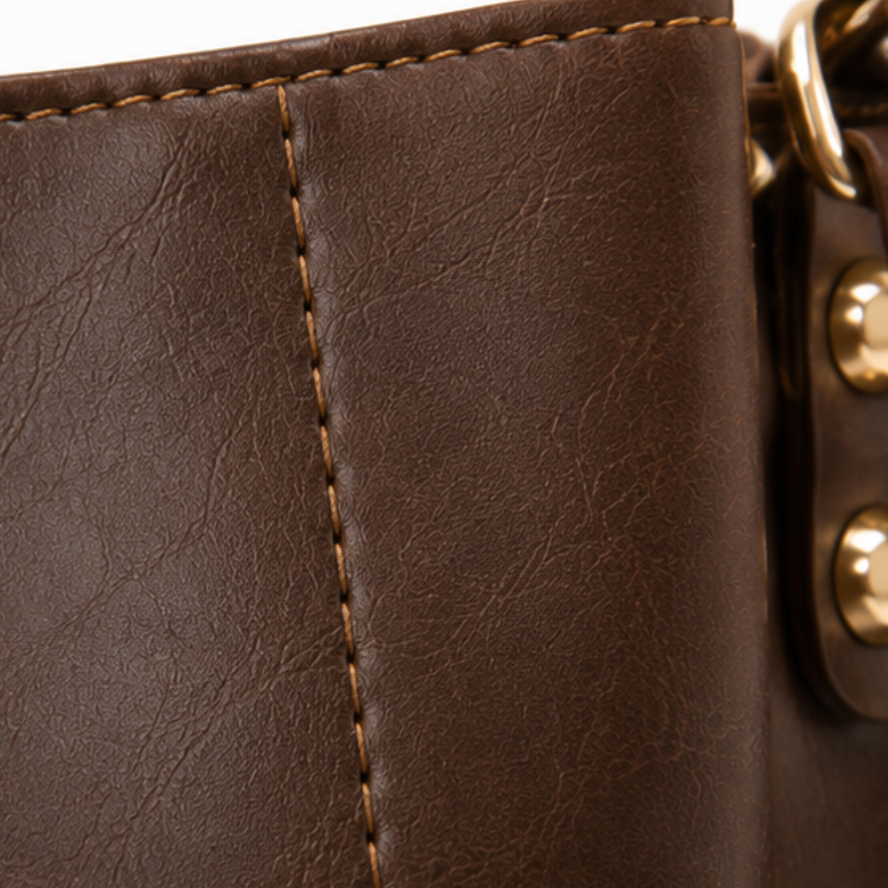 Obdulia | Bolso Saco Vintage con Asa Trenzada