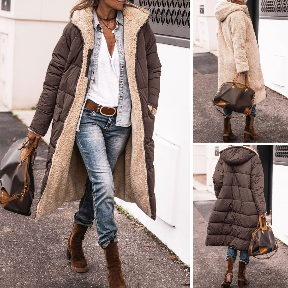 Rosana | Chaqueta Reversible para Todo el Año