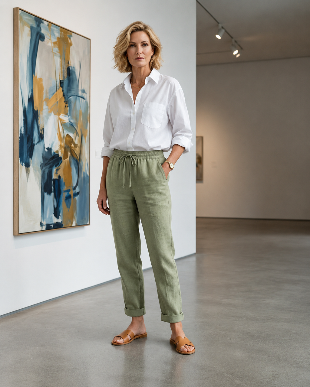 Jenn™ |  Pantalón de Lino para Verano
