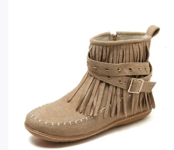 Marga | Botines Ligeros con Flecos