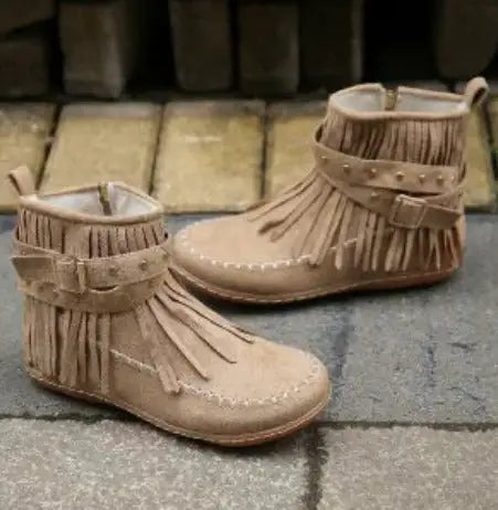 Marga | Botines Ligeros con Flecos