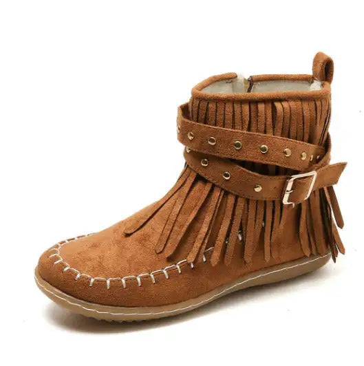 Marga | Botines Ligeros con Flecos