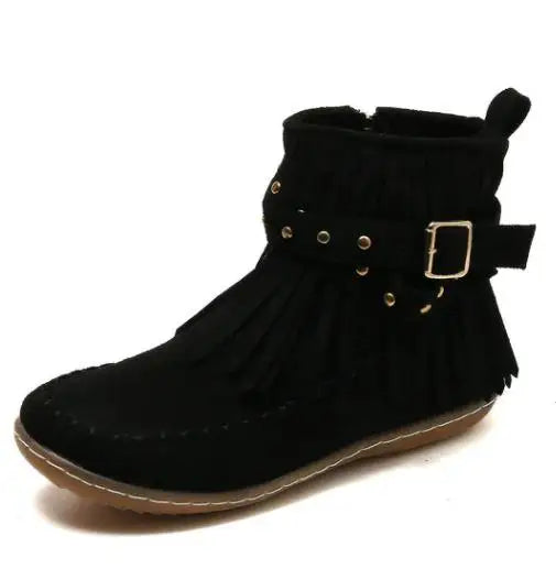 Marga | Botines Ligeros con Flecos