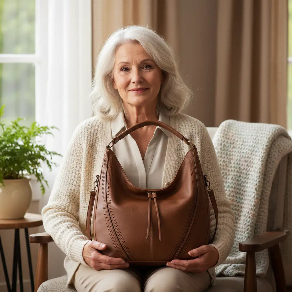 Minerva | Bolso de Hombro Clásico con Interior Dividido