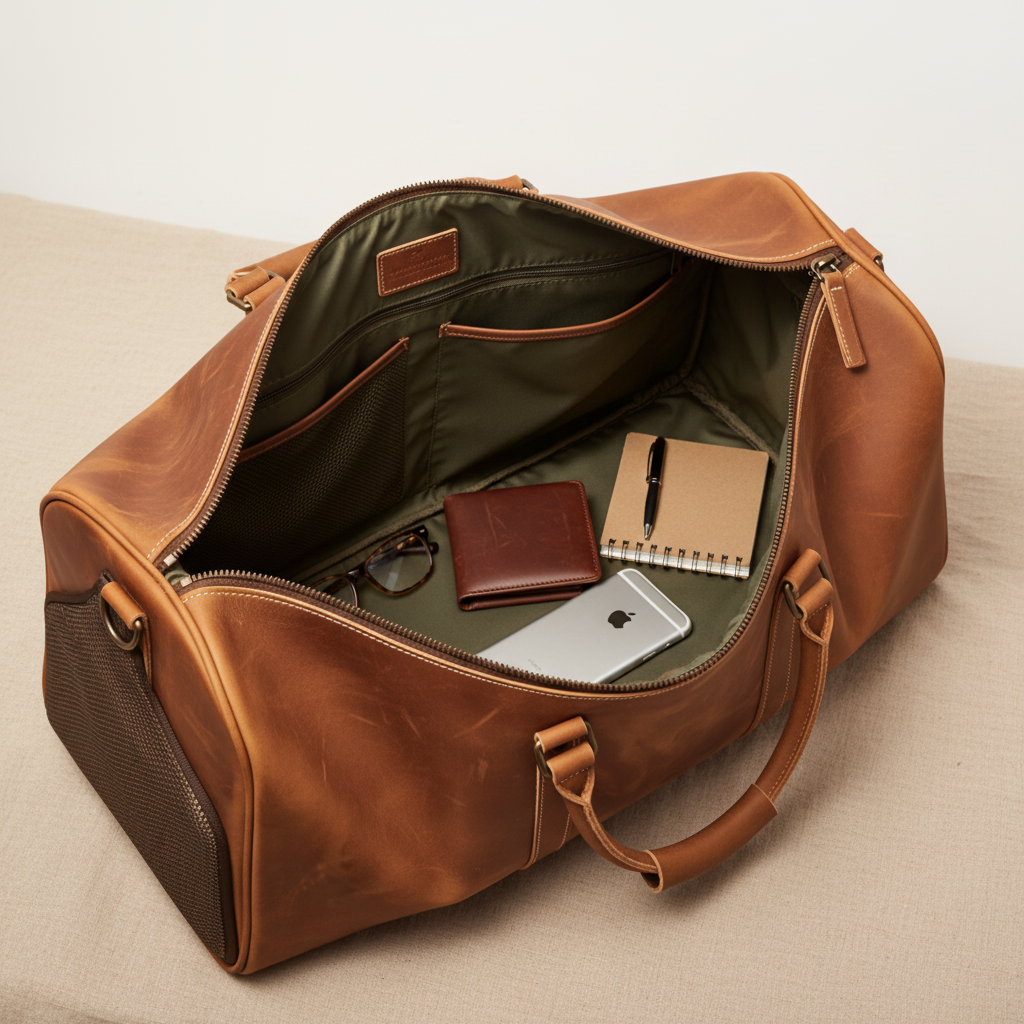 Callahan Bolso de viaje de cuero