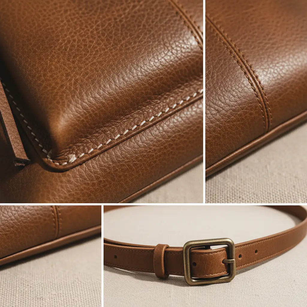 Lena | Bolso Lateral Retro con Cremallera