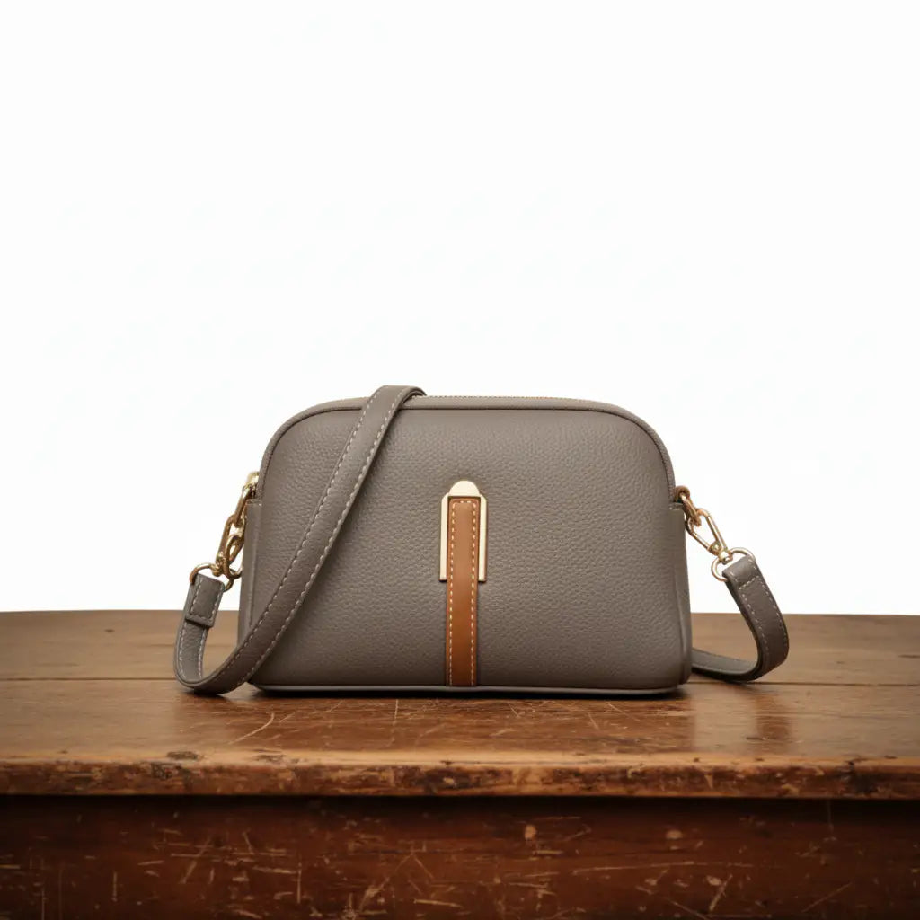 Mila | Bolso Cruzado con Grabado Lichi