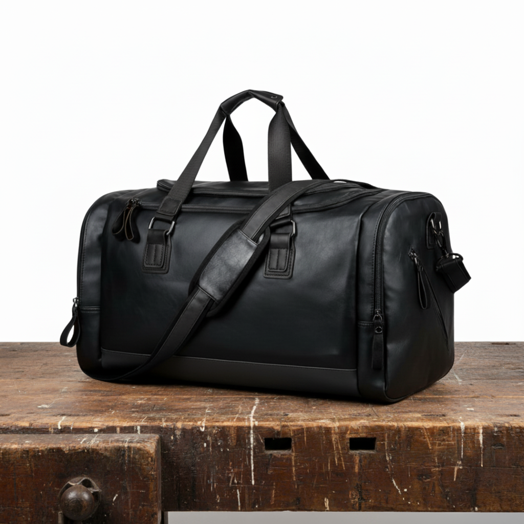 Oskar Bolso de viaje de piel