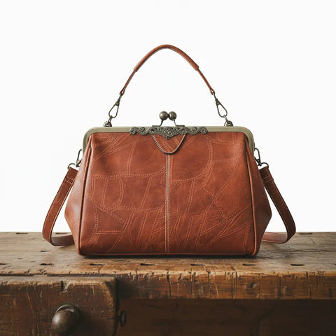 Emilia | Bolso Vintage con Cierre de Solapa