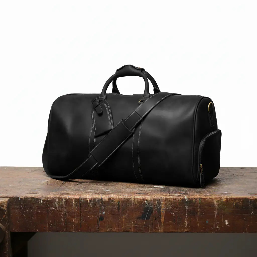 Montgomery | Bolso de Viaje de Piel con Gran Capacidad