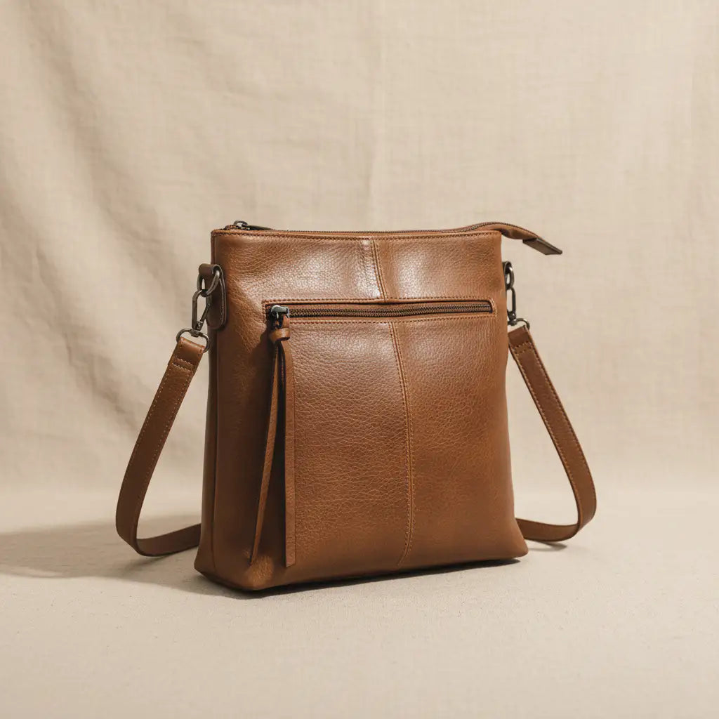 Lena | Bolso Lateral Retro con Cremallera